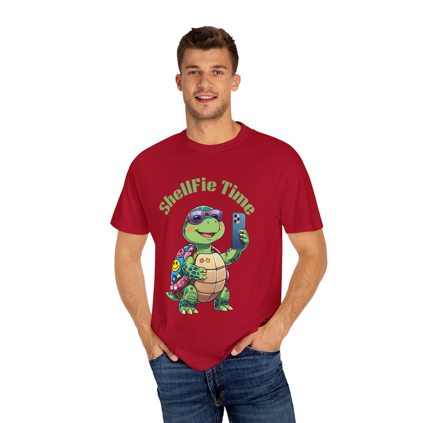 Shellebration Unisex T-Shirt, Cute Turtle Graphic Tee, Summer Vibes Shirt, Gift for Beach Lovers, Fun T-Shirt for Every Occasion