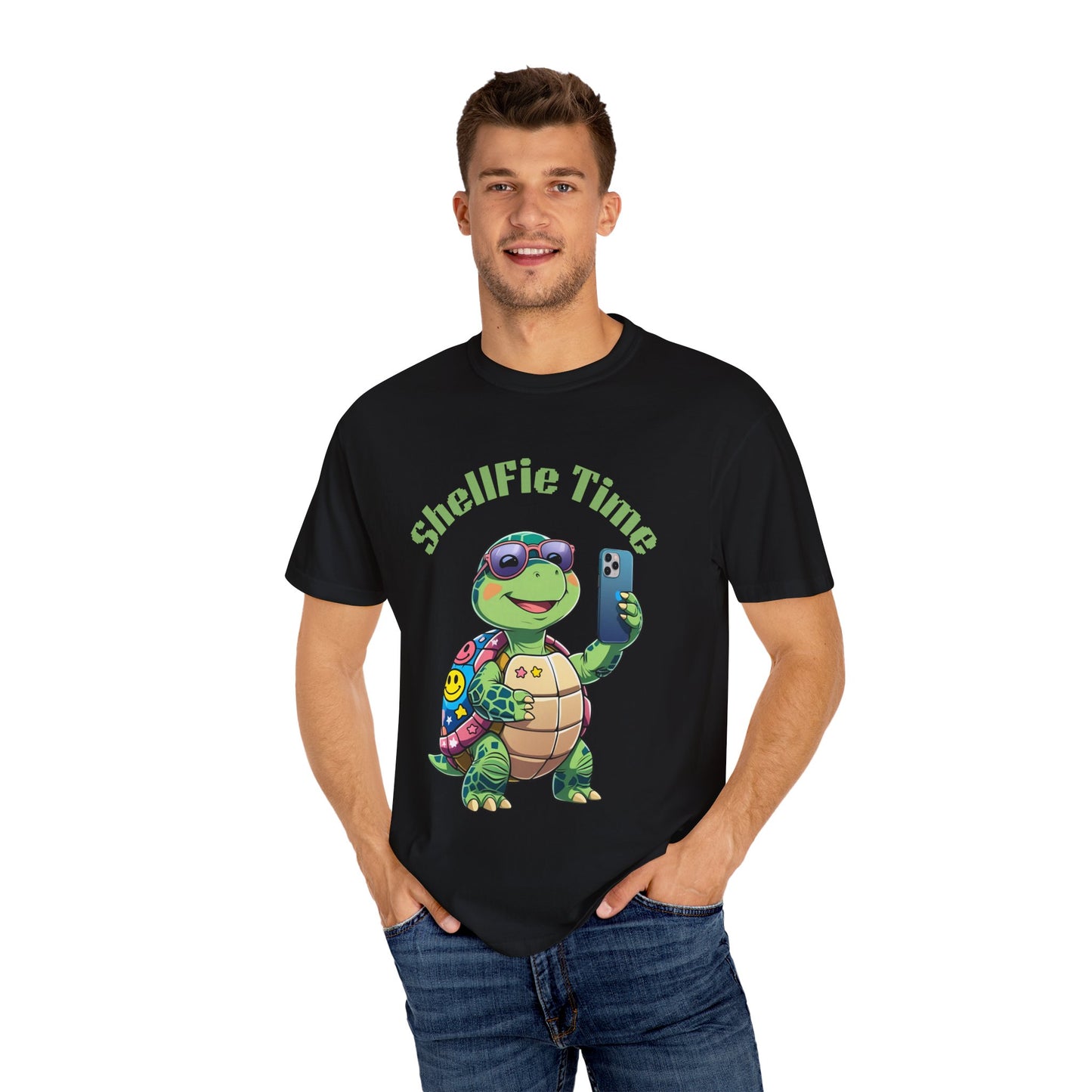 Shellebration Unisex T-Shirt, Cute Turtle Graphic Tee, Summer Vibes Shirt, Gift for Beach Lovers, Fun T-Shirt for Every Occasion