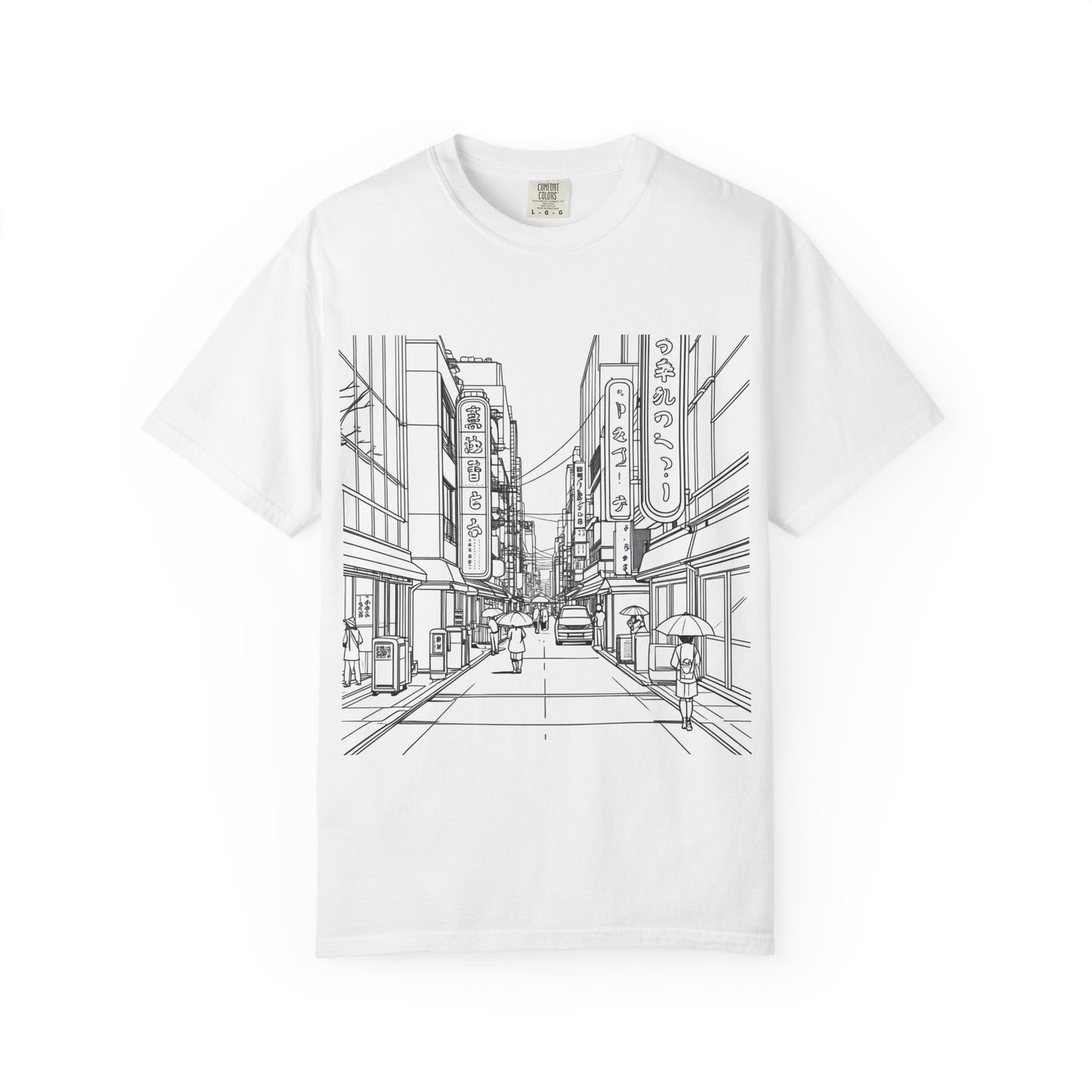 Urban Street Art T-Shirt, Casual Graphic Tee, Gift for Travelers, Streetwear Fashion, Unisex Art Apparel