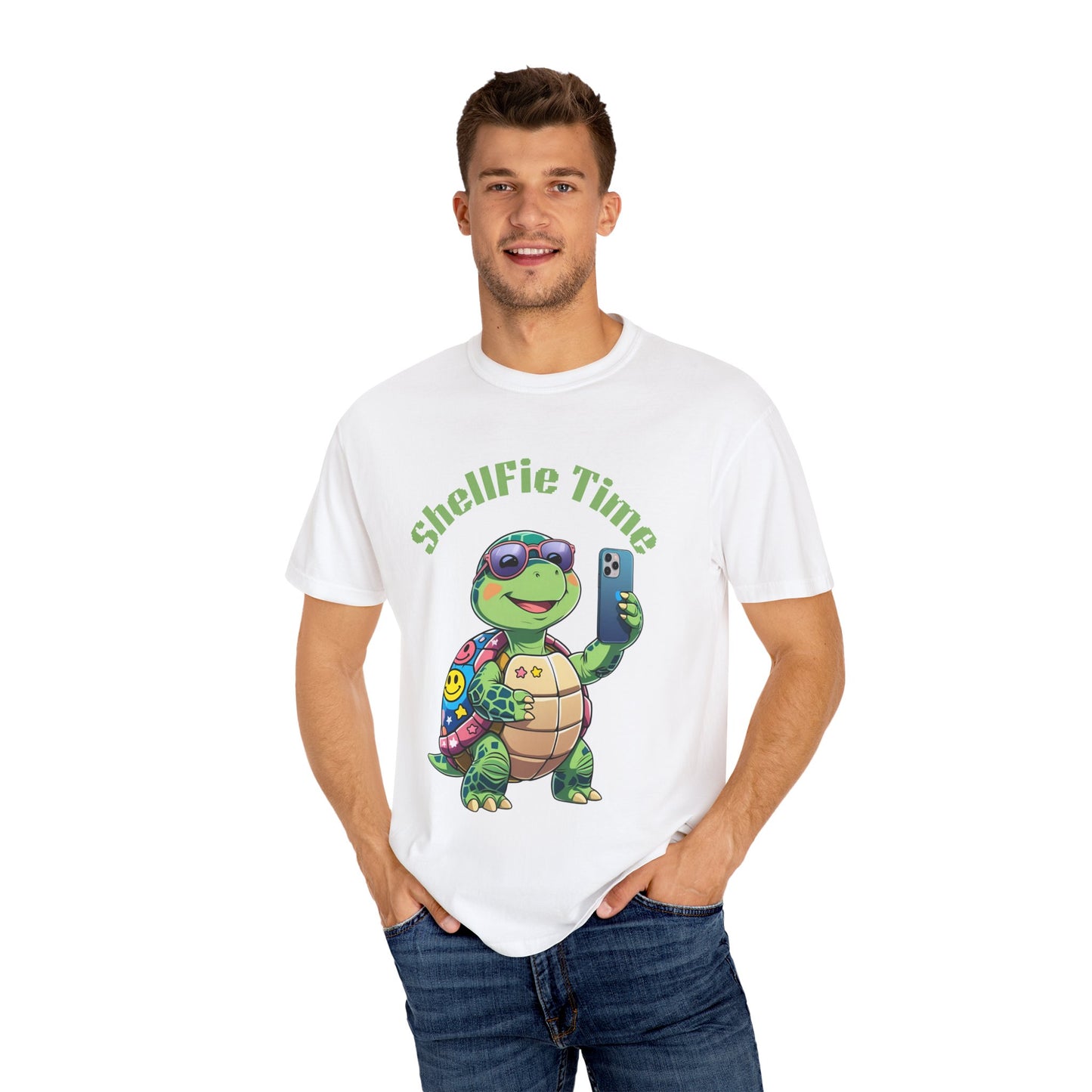Shellebration Unisex T-Shirt, Cute Turtle Graphic Tee, Summer Vibes Shirt, Gift for Beach Lovers, Fun T-Shirt for Every Occasion