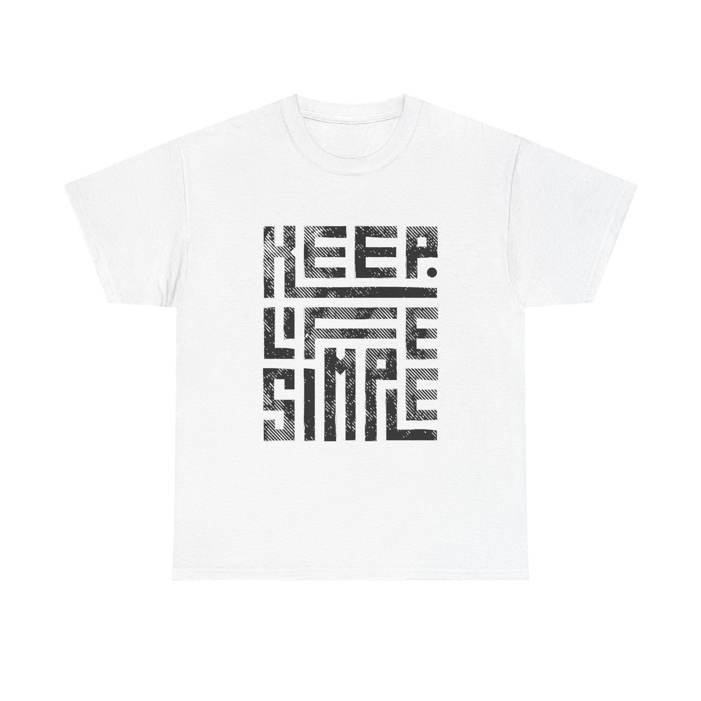 Keep Life Simple Unisex Heavy Cotton Tee