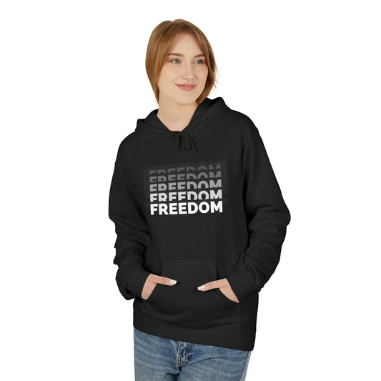 Freedom Fleece Hoodie | Unisex Hoodie, Cozy Sweatshirt, Casual Streetwear, Gift for Him or Her, Comfortable Layering