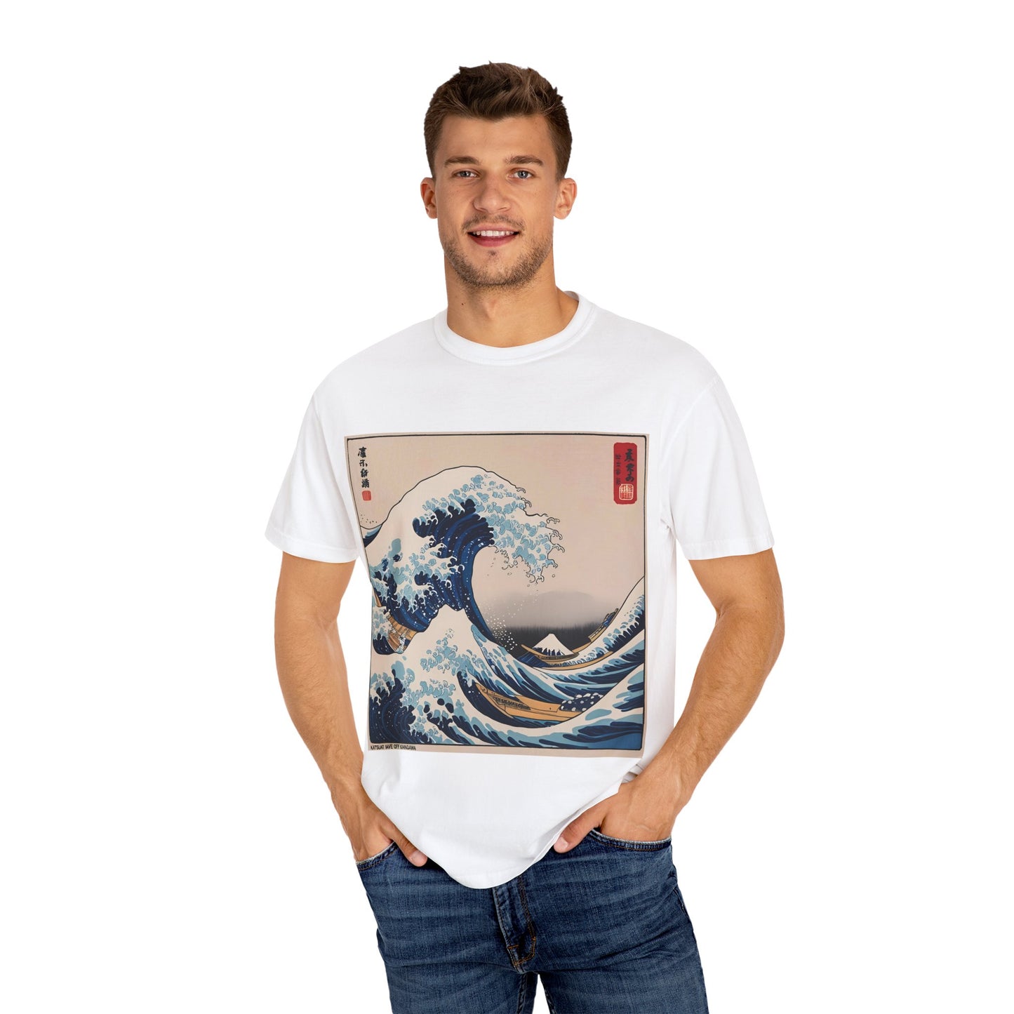 Ocean Wave Art T-shirt, Unisex Graphic Tee