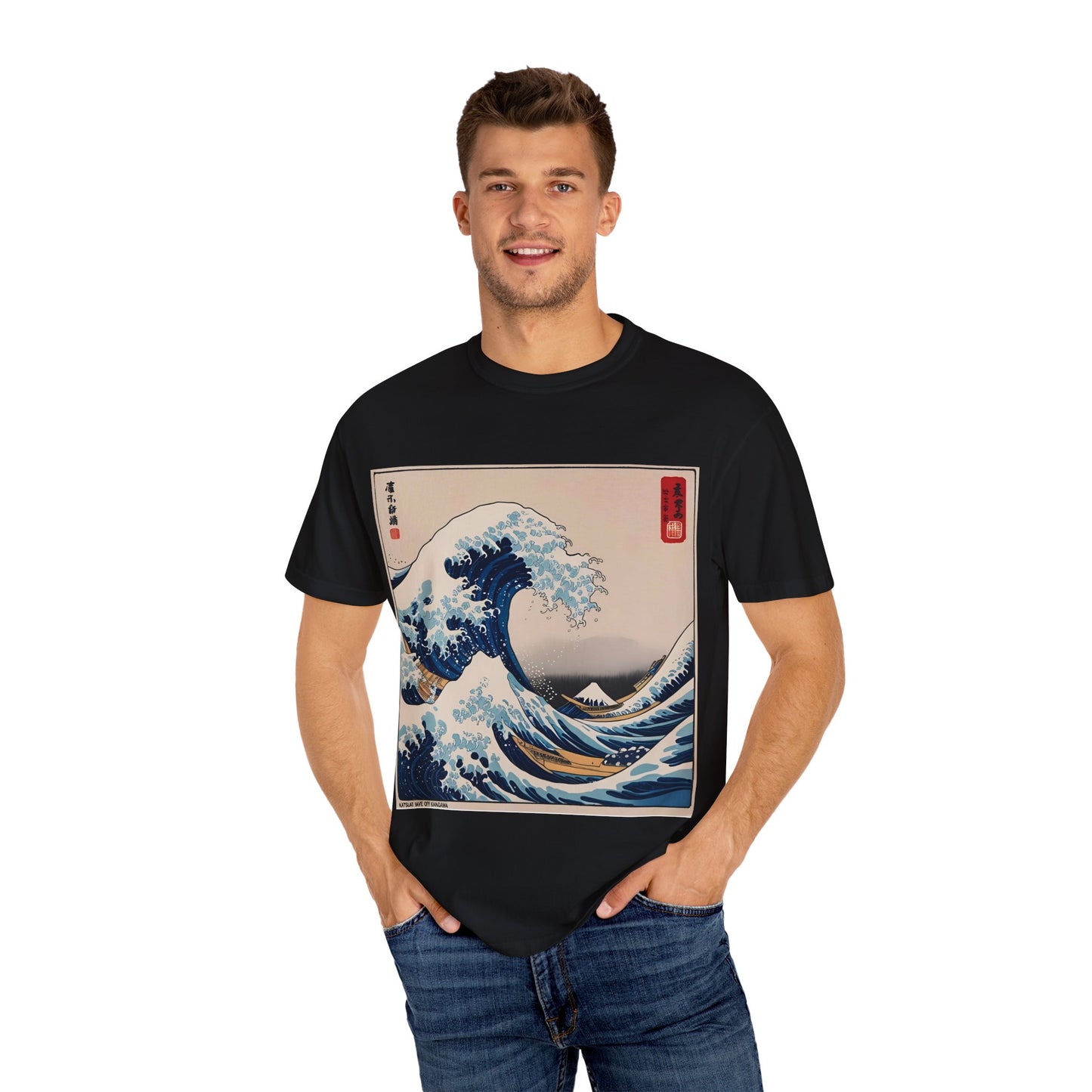 Ocean Wave Art T-shirt, Unisex Graphic Tee