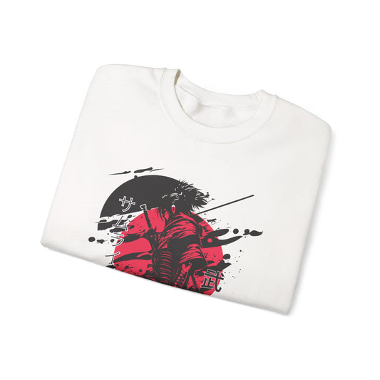 Japanese-Inspired Street Art Crewneck Sweatshirt, Cozy Unisex Pullover, Gift for Art Lovers, Streetwear Essentials, Unique Apparel