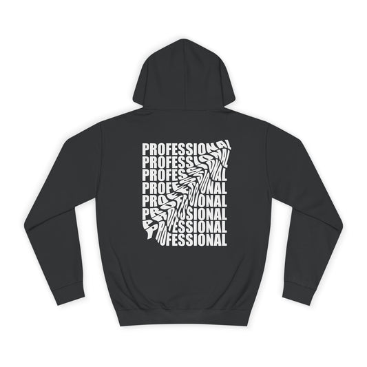 Unisex College Hoodie - 'Professional' Design, Cozy Gift for Students, Casual Wear, Graduation, School Spirit, Everyday Comfort