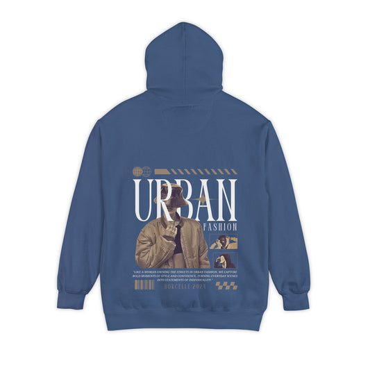 Urban Fashion Garment-Dyed Hoodie | Unisex Streetwear, Casual Wear, Gift for Him or Her, Trendy Hoodie, Fashion Statement