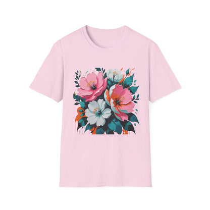 Floral Unisex Softstyle T-Shirt | Casual Wear