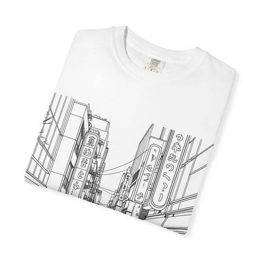 Urban Street Art T-Shirt, Casual Graphic Tee, Gift for Travelers, Streetwear Fashion, Unisex Art Apparel