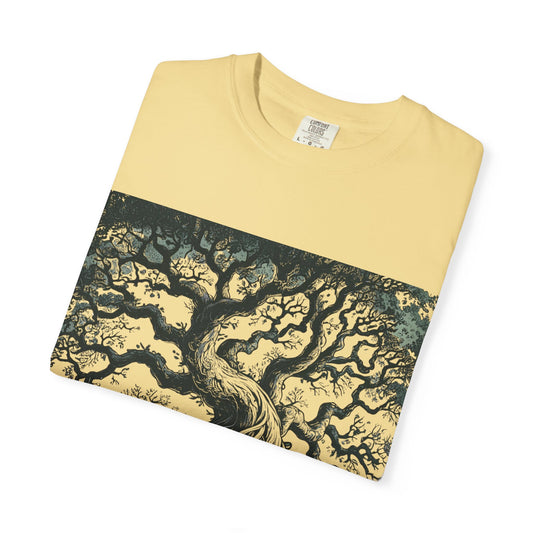 Artistic Tree Design Unisex T-Shirt, Nature Lover Tee, Eco-Friendly Fashion, Gift for Friends, Bohemian Style Apparel