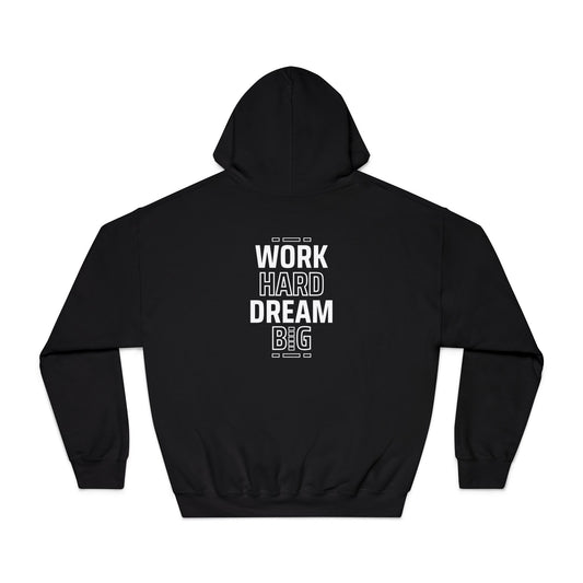 Motivational Hoodie - Unisex DryBlend® Sweatshirt with 'Work Hard Dream Big' Design, Cozy Gift for Entrepreneurs, Casual Wear, [...]
