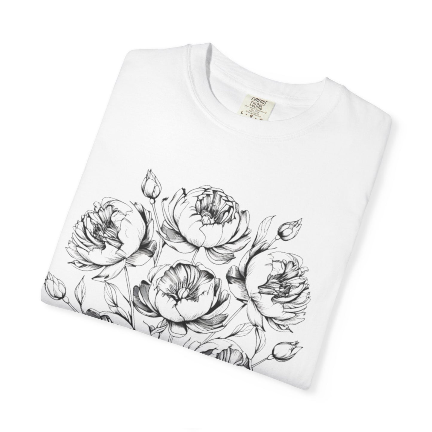 Floral Sketch Unisex T-Shirt,