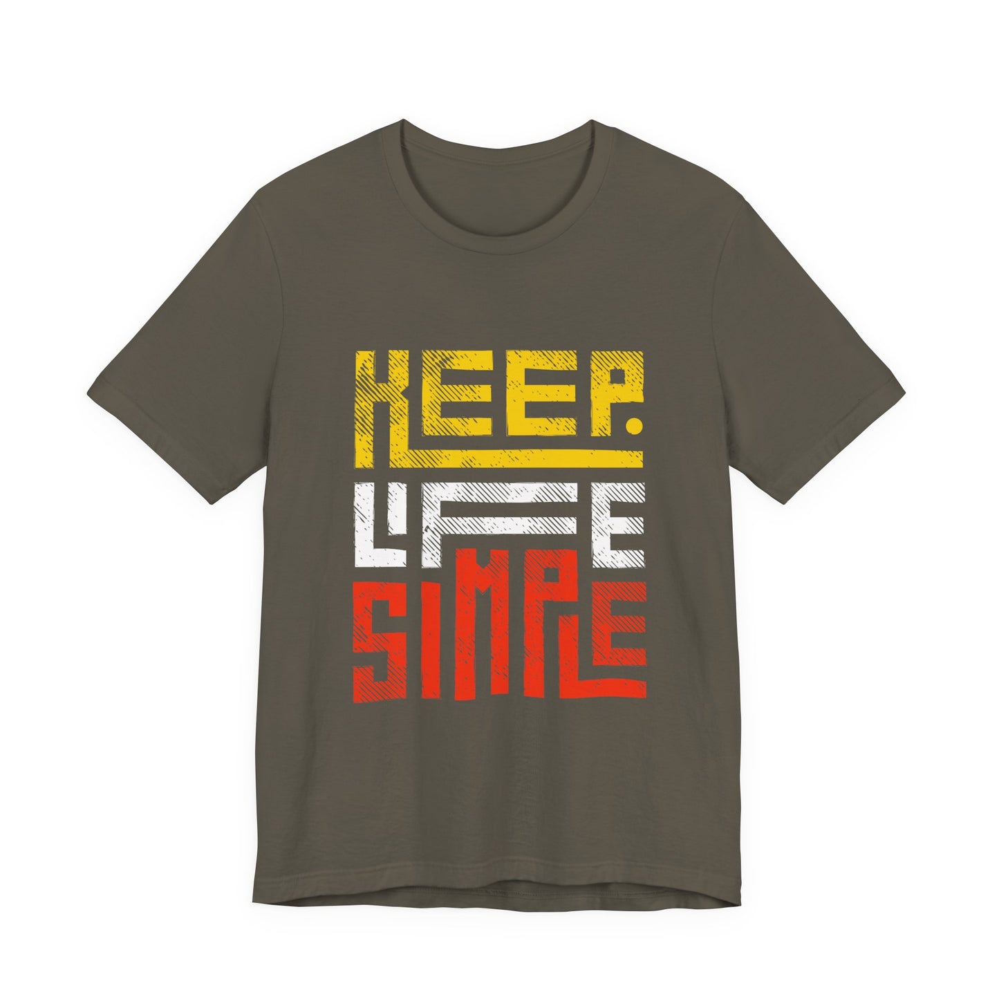 Keep Life Simple Tee, Inspirational T-Shirt