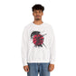 Japanese-Inspired Street Art Crewneck Sweatshirt, Cozy Unisex Pullover, Gift for Art Lovers, Streetwear Essentials, Unique Apparel