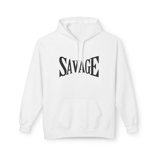 Savage Unisex Midweight Fleece Hoodie, Trendy Hoodie, Streetwear Apparel, Gift for Him, Gift for Her, Casual Wear